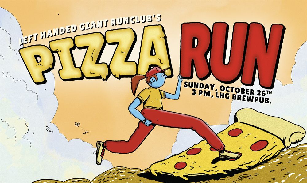 ‍ Sunday Funday Run +  1/2 Price Pizza Party