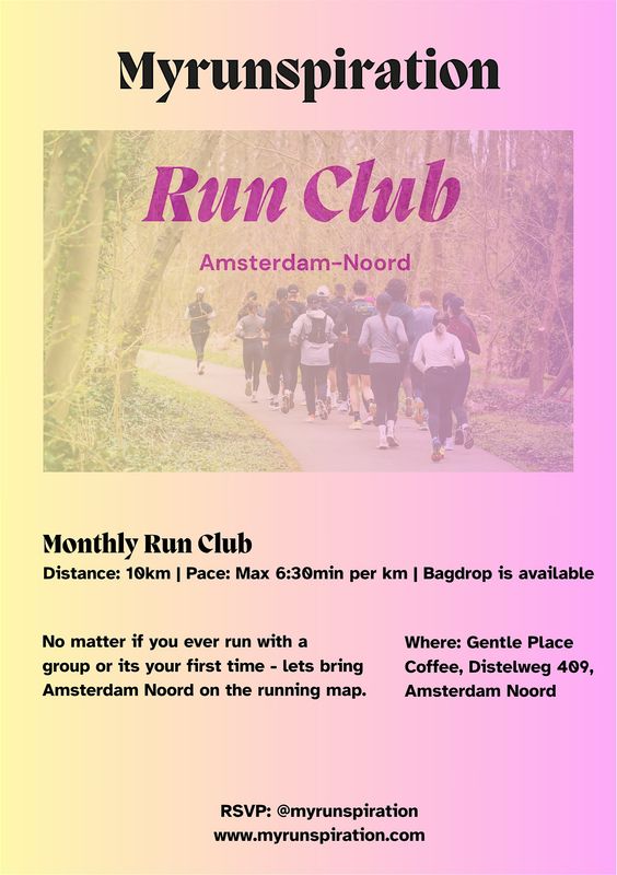 Myrunspiration Run Club - Amsterdam Noord
