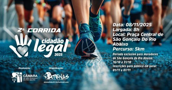 2ª Corrida Cidadão Legal 2025
