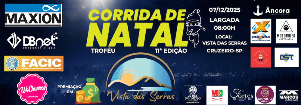 11 Corrida de Natal Cruzeiro 2025