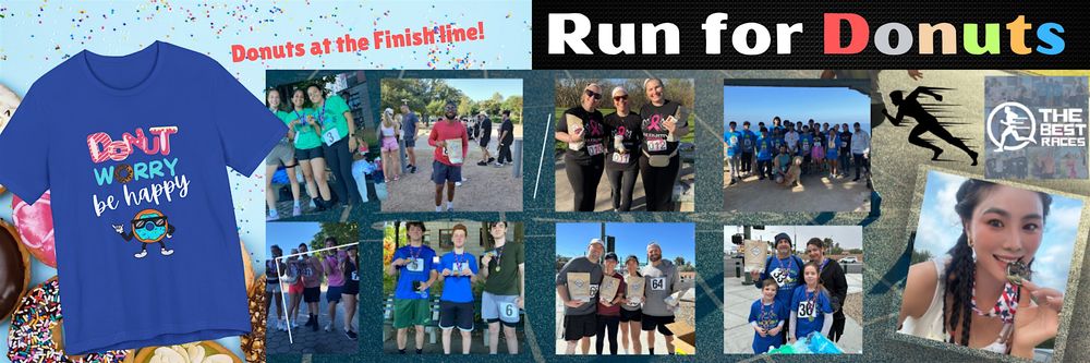 Donuts Virtual Run 5K/10K/13.1 (AKRON)