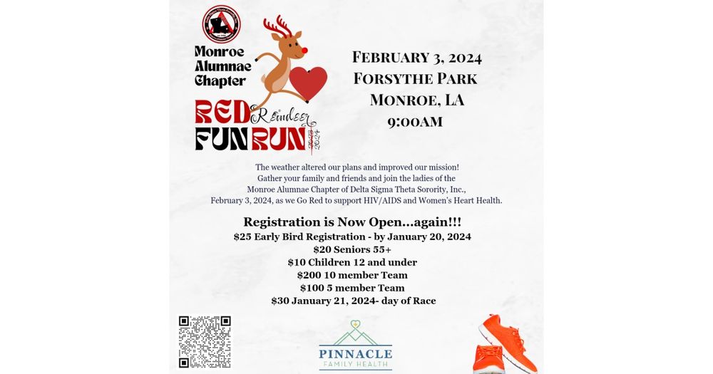 Monroe Alumnae's Red Reindeer 5K Fun Run/Walk