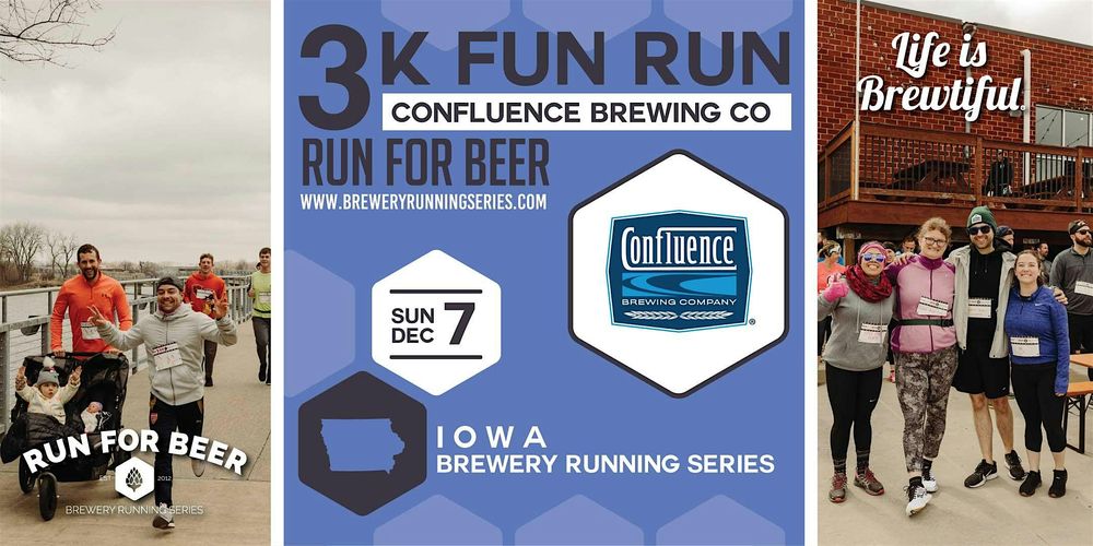 3k Winter Beer Run x Confluence Brewing| 2025 IA Brewery Running Series