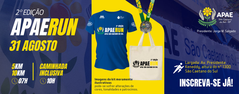 CORRIDA APAE RUN 2 EDIÇÃO 5K E 10K