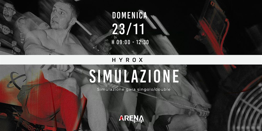 SIMULAZIONE GARA HYROX