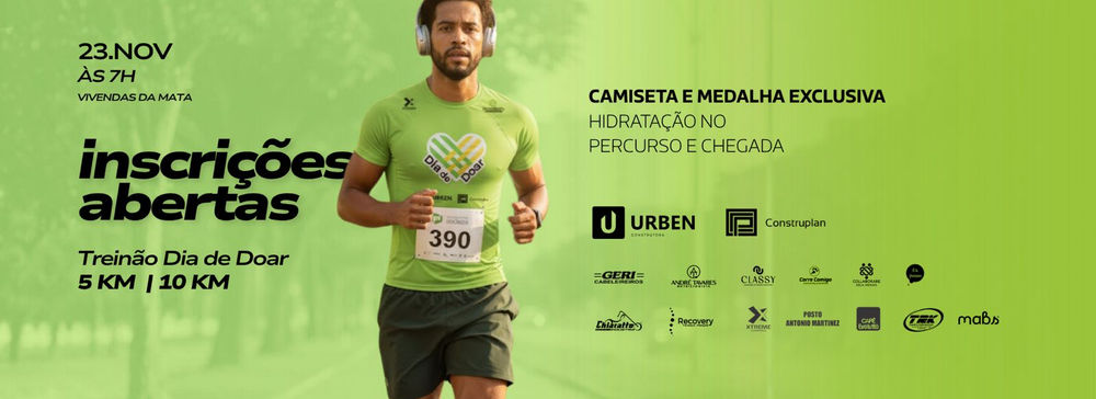 TREINÃO DIA DE DOAR!