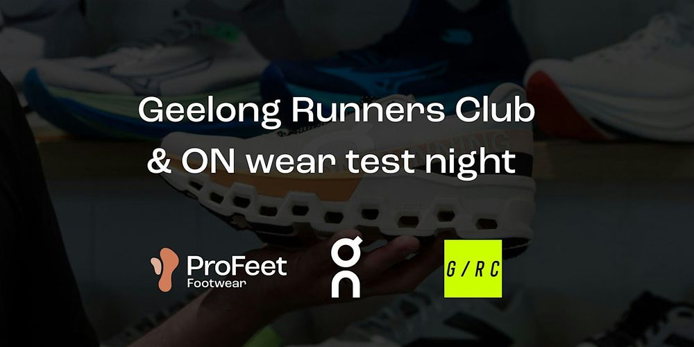 Geelong Runners x ON x ProFeet