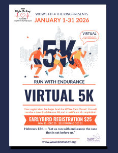 WOW Run with Endurance Virtual 5K