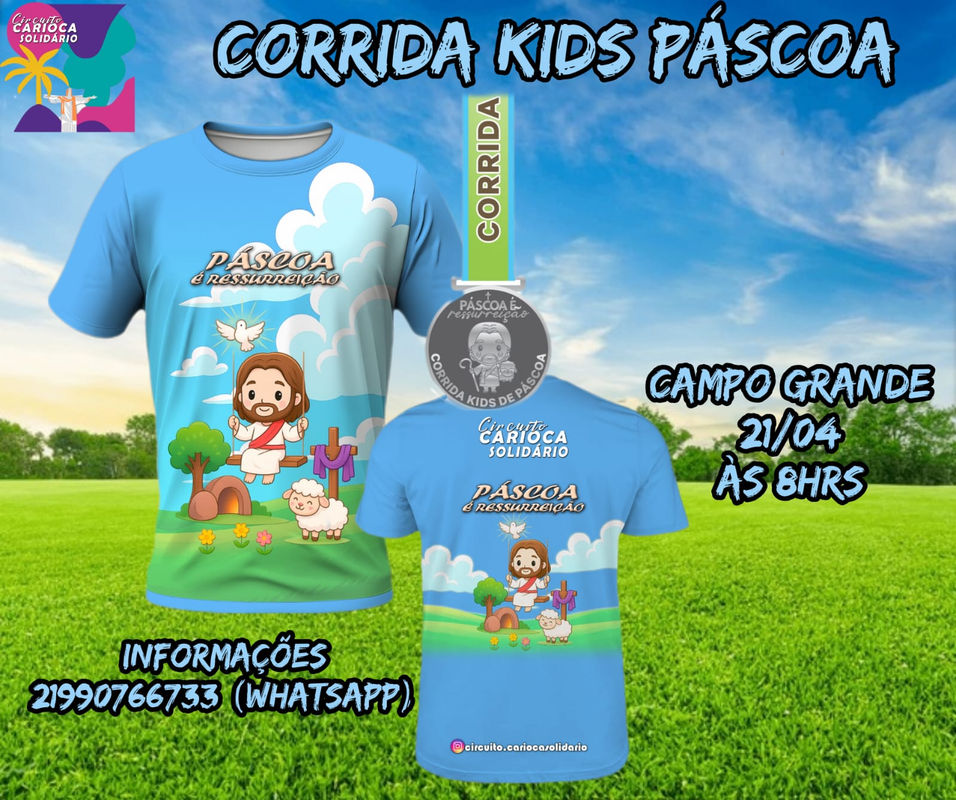 CORRIDA KIDS PASCOA É RESSUREIÇÃO
