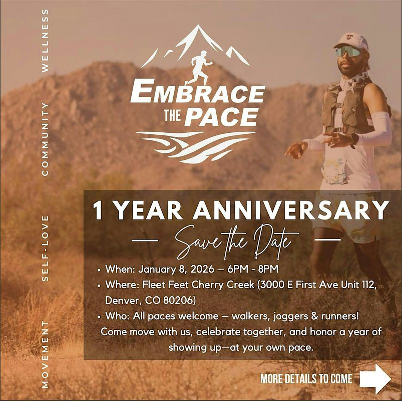 Embrace the Pace: Run Club 1 Year Anniversary!