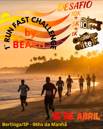 1° run fast challenge by beach desafio 10k+5k+''1k'' e 10K E 5K