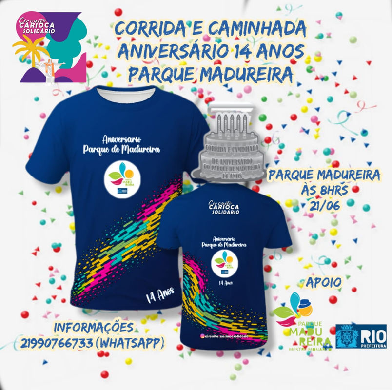 CORRIDA E ANIVERSARIO 14 ANOS PARQUE MADUREIRA
