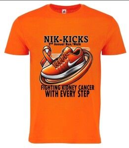 3rd Annual Nik-Kicks Kidney Cancer 5k Walk/Run