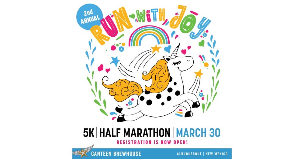 Run with Joy Half Marathon/10k/5k and 1 Miler