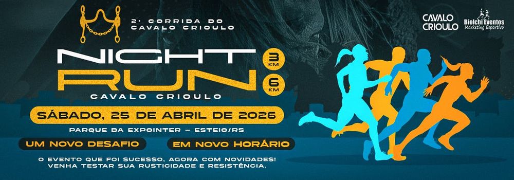2° corrida Night Run Cavalo Crioulo