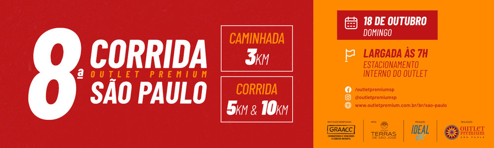 8ª CORRIDA OUTLET PREMIUM SÃO PAULO