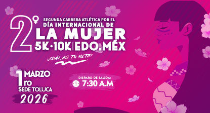 2da Carrera Atlética por el Día Internacional de la Mujer 2026
