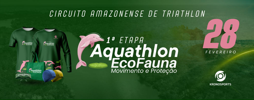 CIRCUITO AMAZONENSE DE TRIATHLON - 1º ETAPA - AQUATHLON - ECOFAUNA