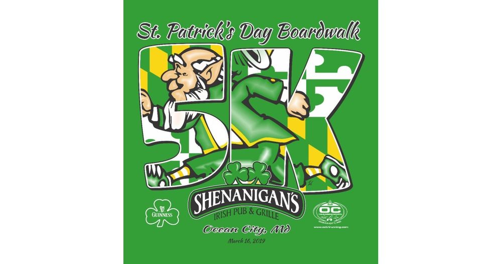 OCMD ST. Patrick’s Day Boardwalk 5k 2026