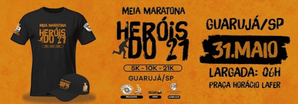 Meia Maratona Heróis do 21 - Guarujá 2026