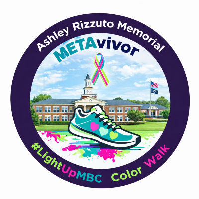 Ashley Rizzuto Memorial METAvivor #LightUpMBC Color Walk
