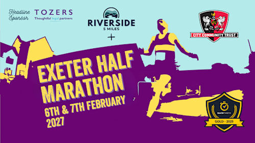 Exeter Half Marathon 2027 + Riverside 5 Miles