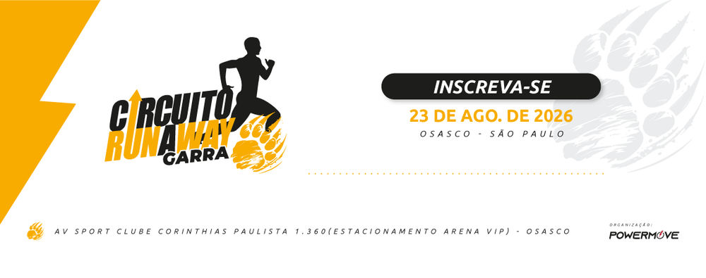 Circuito runaway 2026 - etapa garra - Noturna