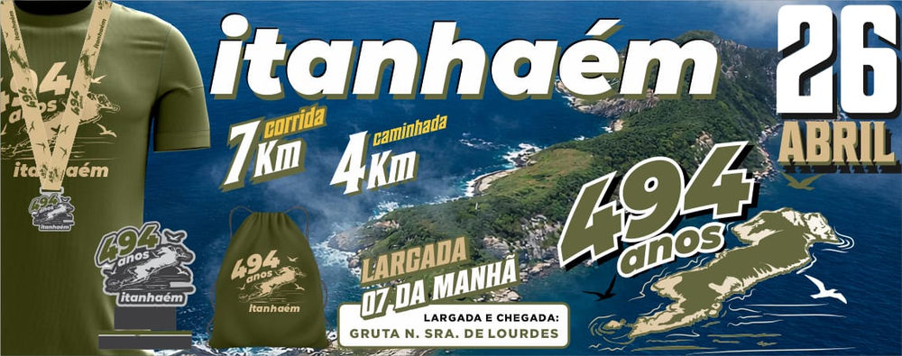 CORRIDA 494 ANOS DE ITANHAÉM