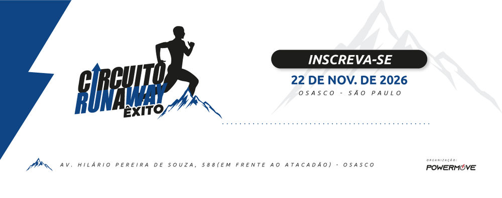 Circuito runaway 2026 - etapa êxito