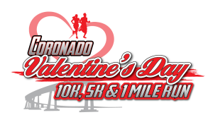 2027 Coronado Valentine's Day 10K, 5K and 1 Mile Fun Run/Walk