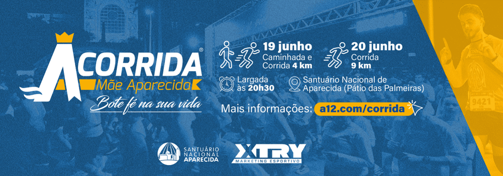 Corrida Mãe Aparecida 2026 - Santuário Nacional