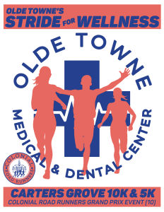 Olde Towne's "Stride for Wellness" CARTER'S GROVE 10K & 5K