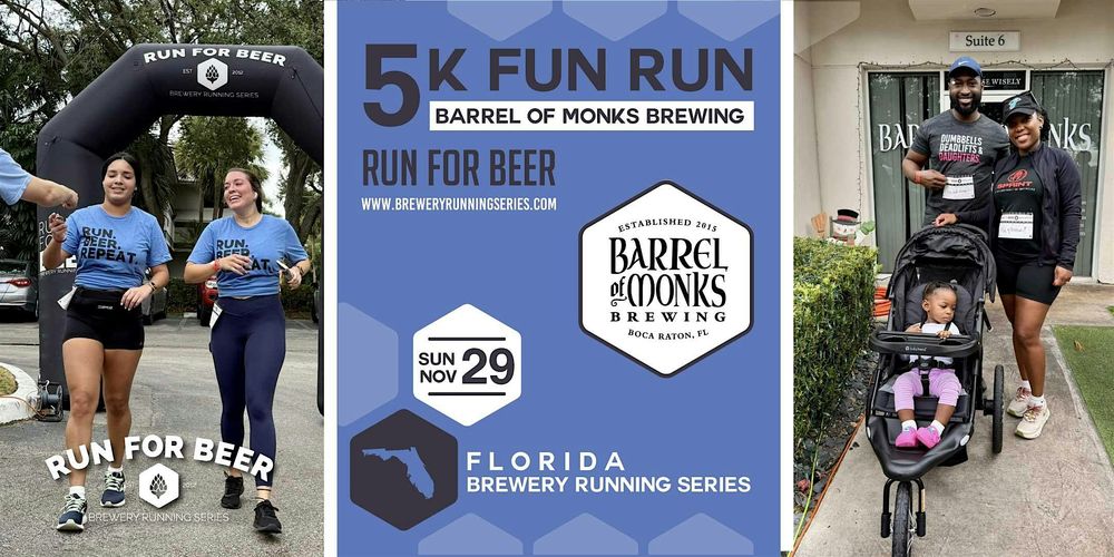 5k Beer Run x Barrel of Monks | 2026 Florida Brewery Running Series
