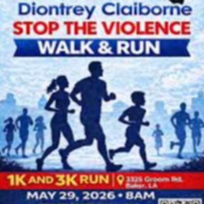 Diontrey Claiborne STOP THE VIOLENCE Walk & Run