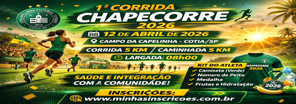 1 Corrida ChapeCorre 2026