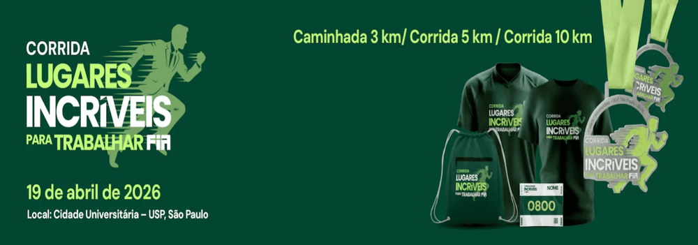 Corrida Lugares Incriveis para Trabalhar - FIA