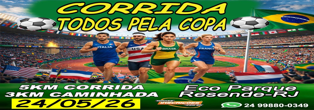 Corrida Todos Pela Copa - Resende RJ