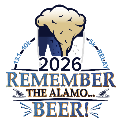 2026 Alamo Beer Challenge Race 1 of 4 Remember the Alamo...Beer! 5k, 10k, 13.1, 3-Person Relay