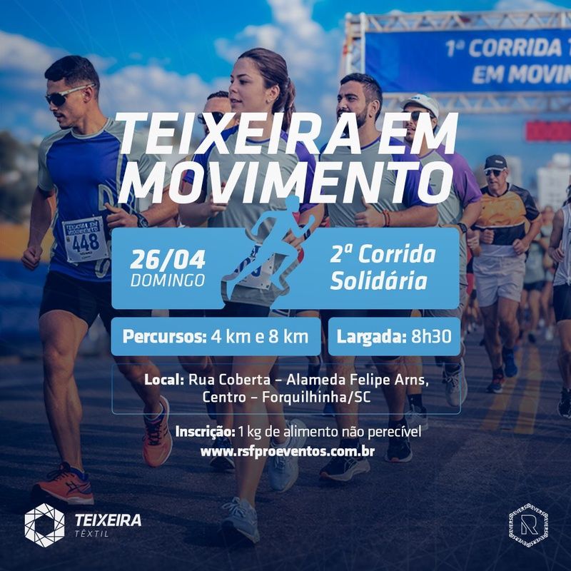 2° CORRIDA SOLIDÁRIA - TEIXEIRA EM MOVIMENTO