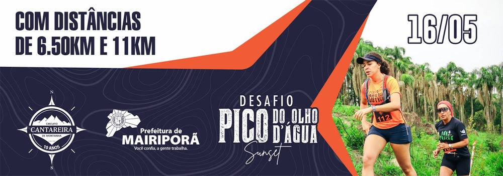 Desafio Pico do Olho D'Água Sunset 2026