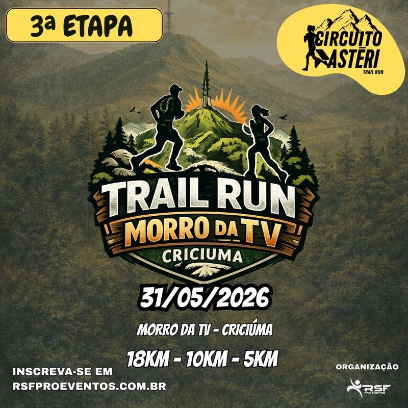 TRAIL RUN MORRO DA TV - CRICIÚMA