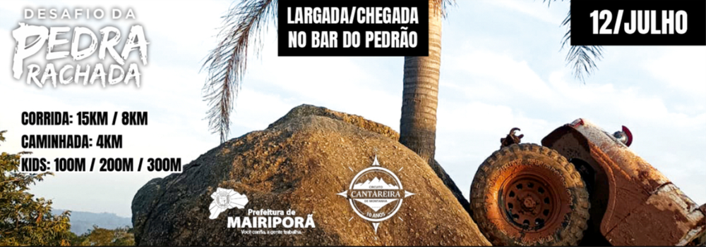 DESAFIO DA PEDRA RACHADA - 34 EDIÇÃO CIRCUITO CANTAREIRA DE MONTANHA 2026
