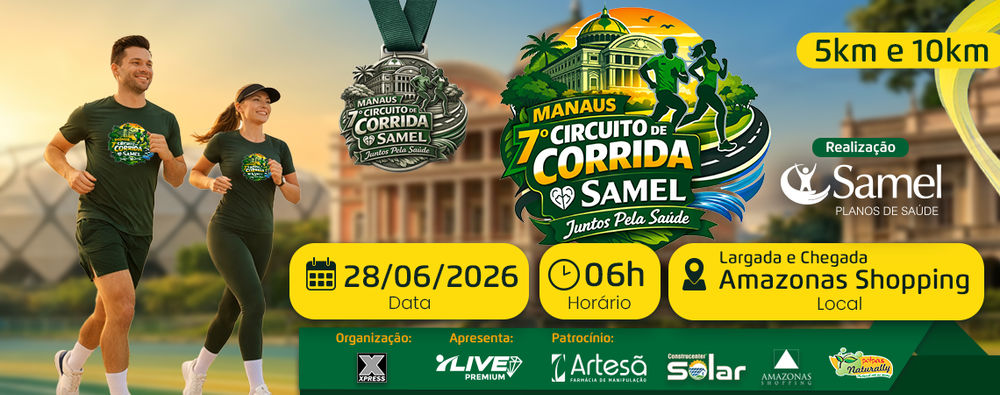 7° CIRCUITO SAMEL PLANOS DE SAÚDE DE CORRIDA MANAUS - AM