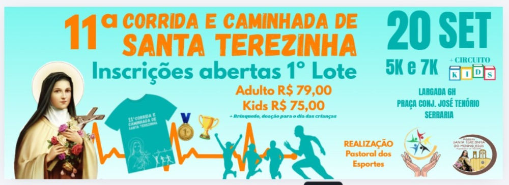 11ª CORRIDA E CAMINHADA DE SANTA TEREZINHA