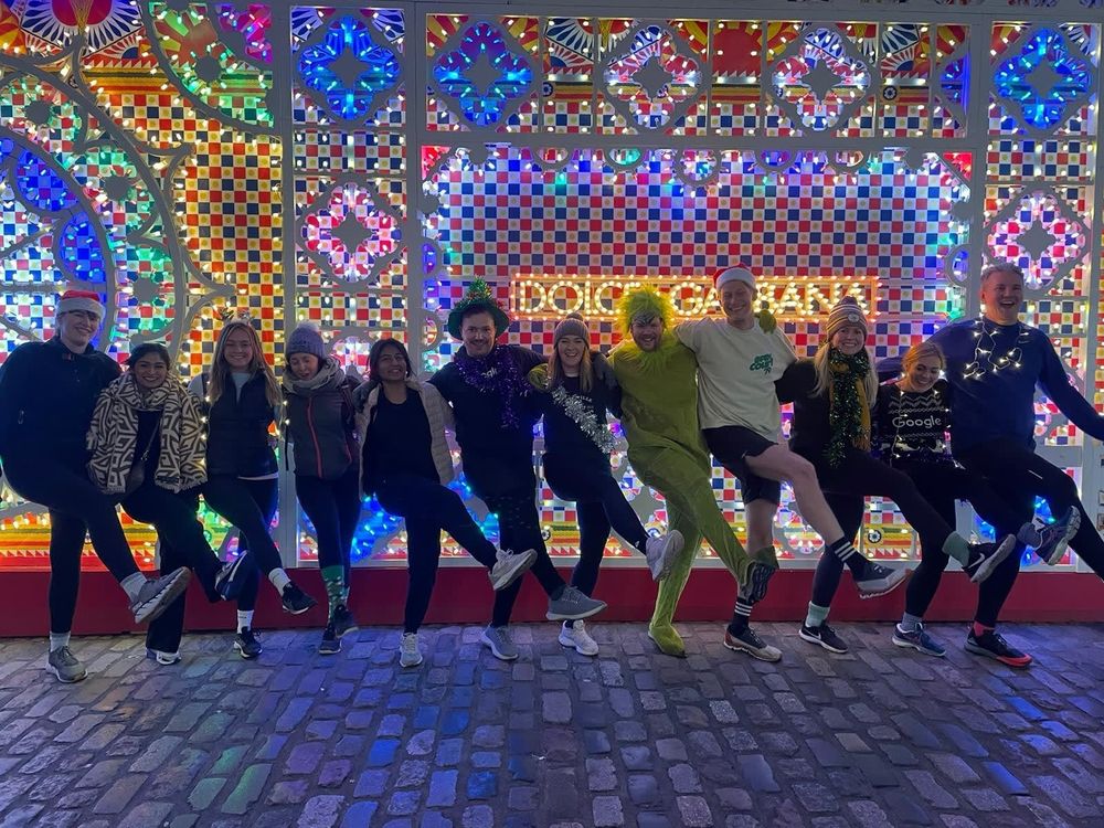 Christmas Lights Running Tour