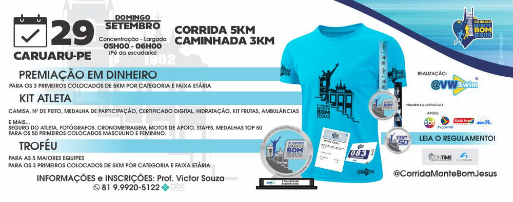 3ª CORRIDA MONTE BOM JESUS