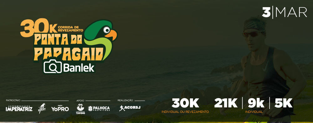 11° CORRIDA 30K PONTA DO PAPAGAIO BANLEK