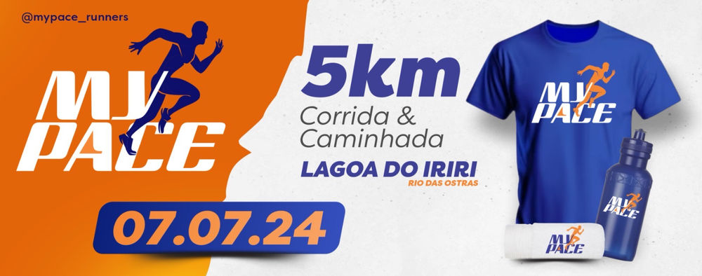 My PACE e my pacezinho lagoa do Iriri - 5km