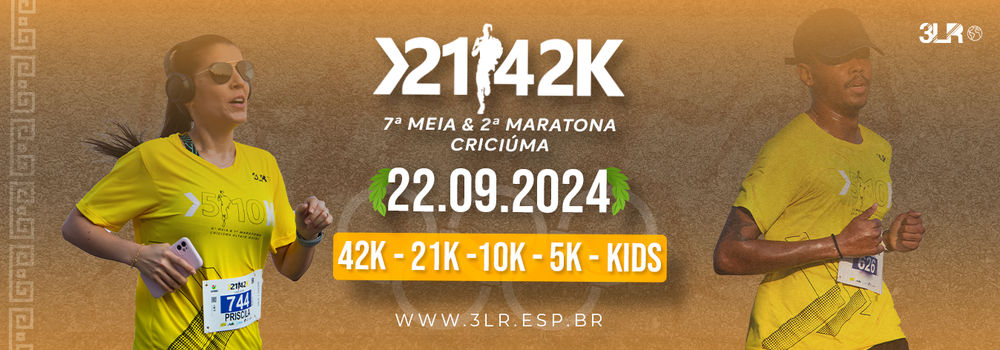 2ª MARATONA E 7ª MEIA MARATONA CRICIÚMA 2024