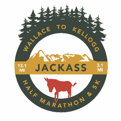 2024 Jackass Half Marathon & 5K Run from Wallace to Kellogg